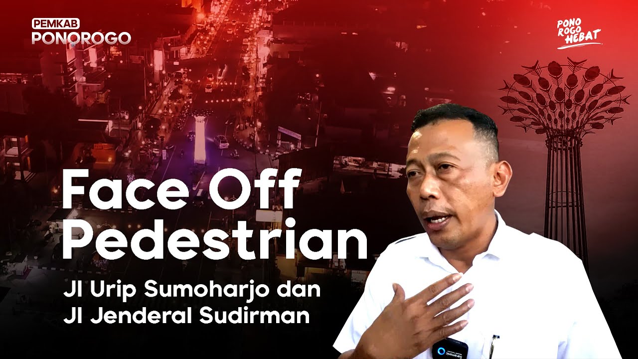Face Off Pedestrian Jalan Urip Sumoharjo dan Jalan Jenderal Sudirman