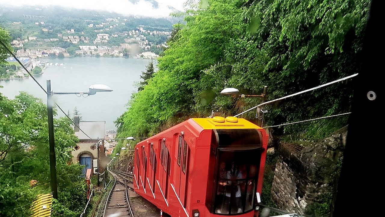 Le Funiculaire C&ocirc;me-Brunate - Just a Rainy Day ! 🌧️​🌧️​🌧️​