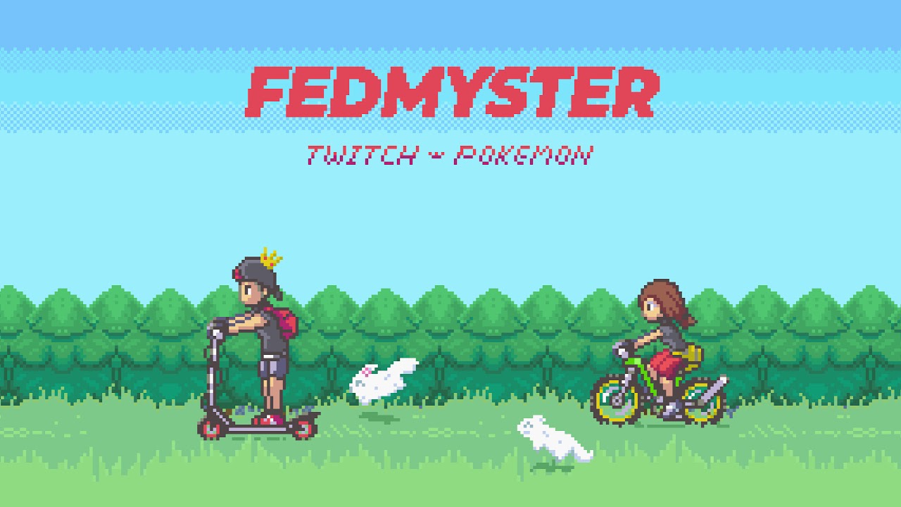 FEDMYSTER's Twitch Pokemon Stream Intro | Only One Pokemon King remix + Pixelart Animation