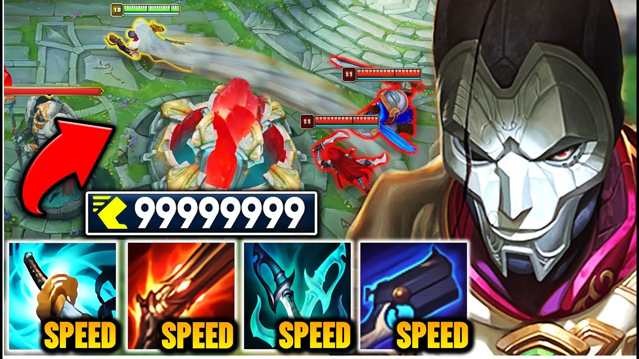 Jhin but every auto grants me 1000 move speed and nobody can touch me