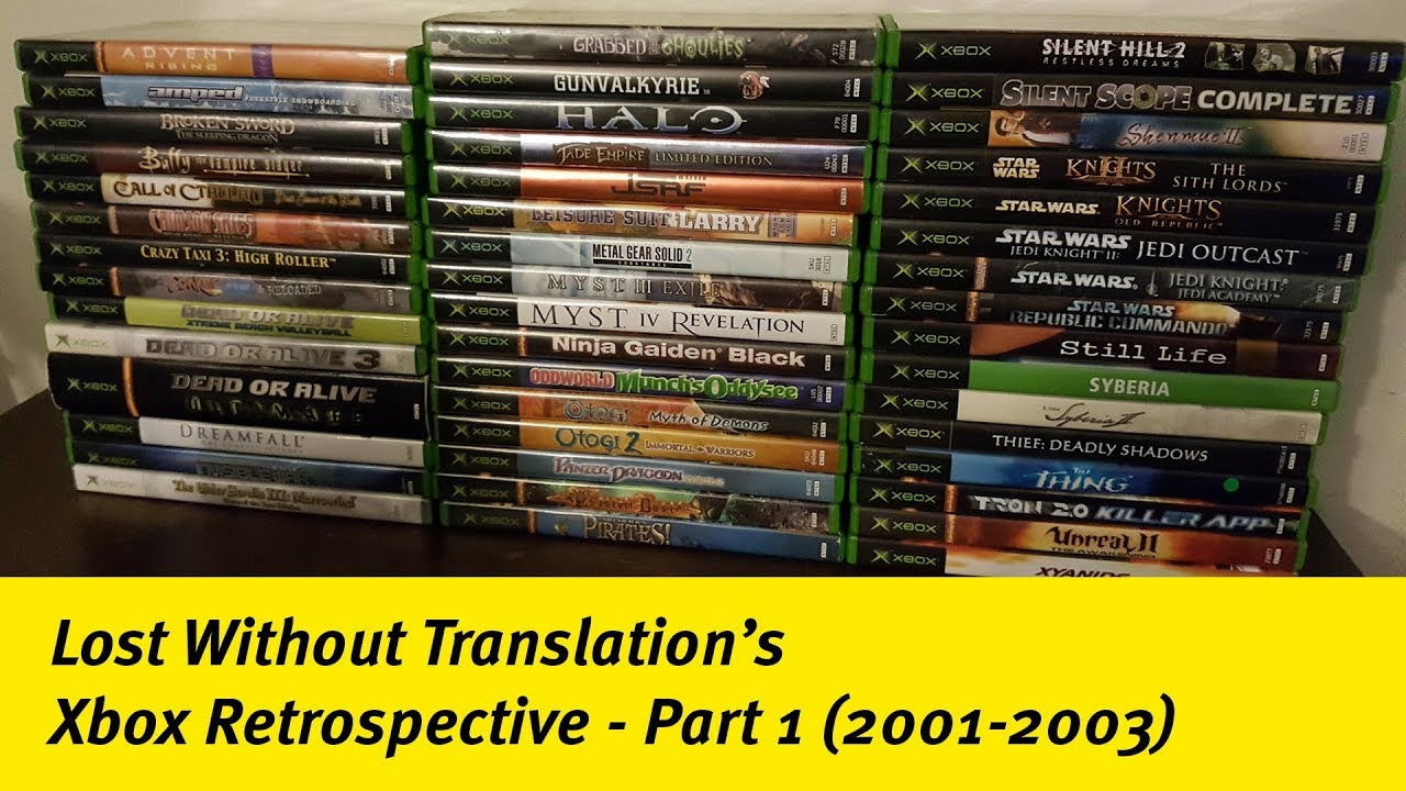 Xbox Retrospective - The Best and Most Notable Games - Part 1 (2001-03)