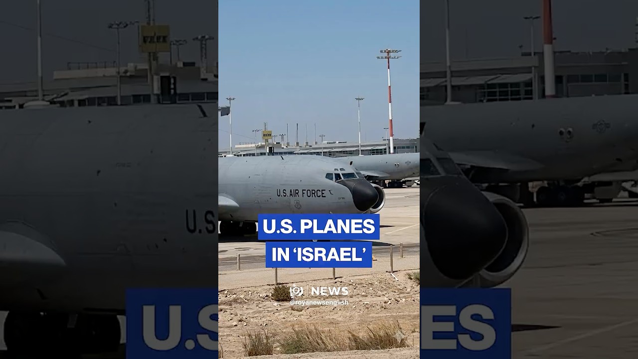 In 'Iseael': US military aircraft line runways at Ben Gurion Airport