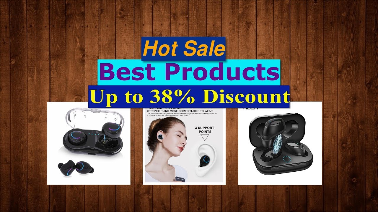 Wireless Bluetooth Earphones In Ear Wireless Headphones Stereo Earbuds Sports Headset  (2019)