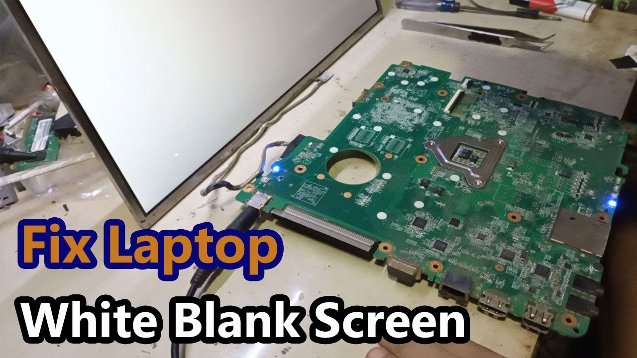 Cara Memperbaiki Laptop Acer 4738 ZE9 Layar Blank Putih, Motherboard Bermasalah