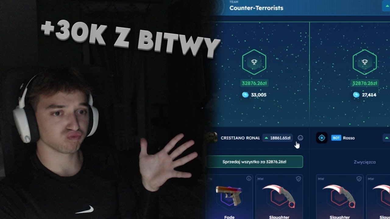 60K FROM BATTLE WITH ISAMU BOT🔥🔥🔥 - CSGOSKINS