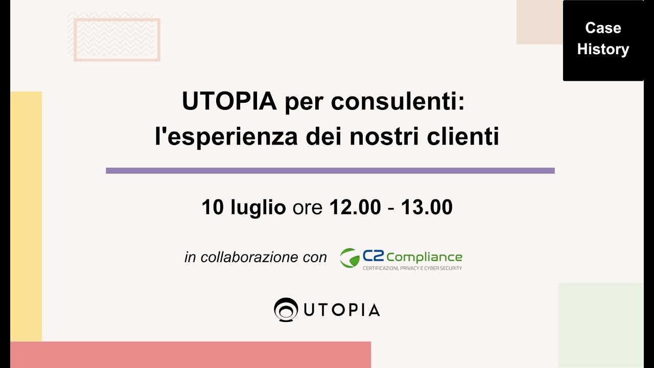 UTOPIA per consulenti: l'esperienza dei nostri clienti