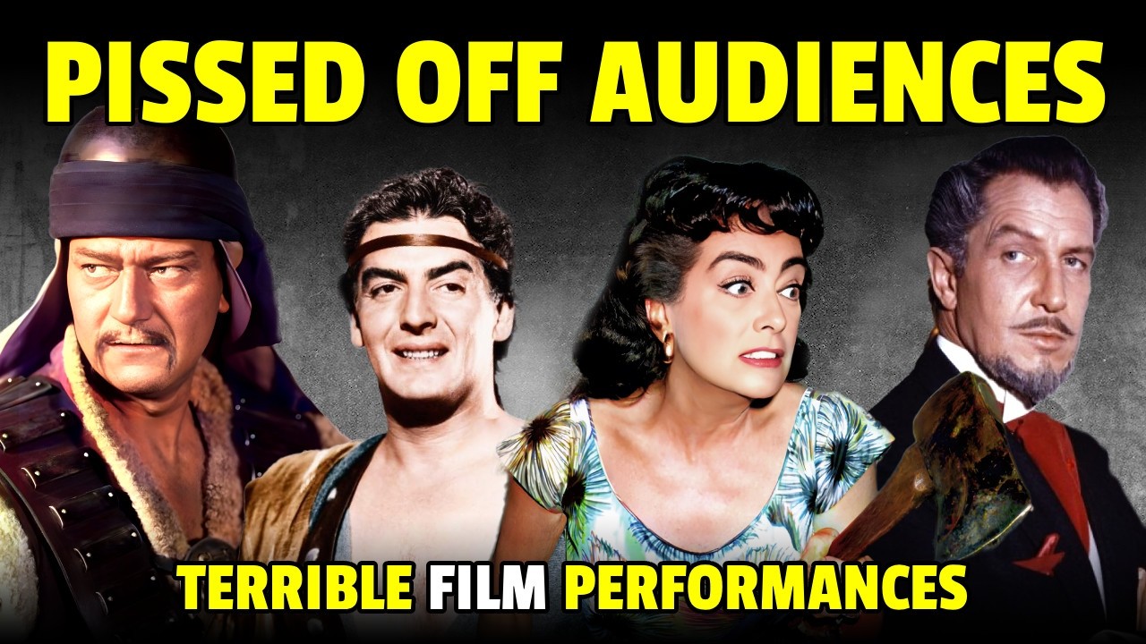 LOWEST Rated Performances of Old Hollywood Films That Upset Everyone