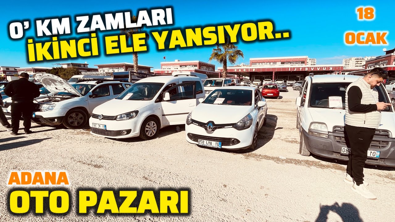 18 OCAK 2026  ADANA OTO PAZARI. 2.EL ARABA PİYASASI SAHİBİNDEN SATILIK OTOMOBİLLER ARABA PİYASASI