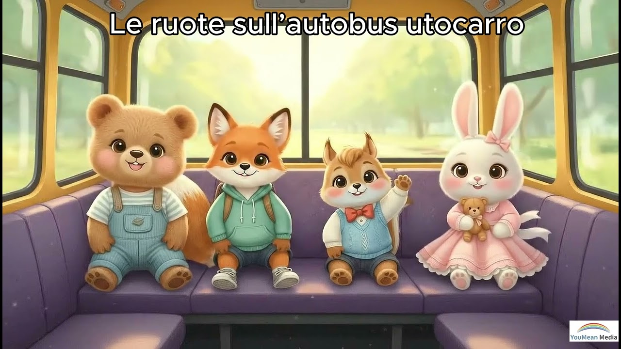 Le Ruote sull’Autobus | Canzone per Bambini | Filastrocca per Neonati