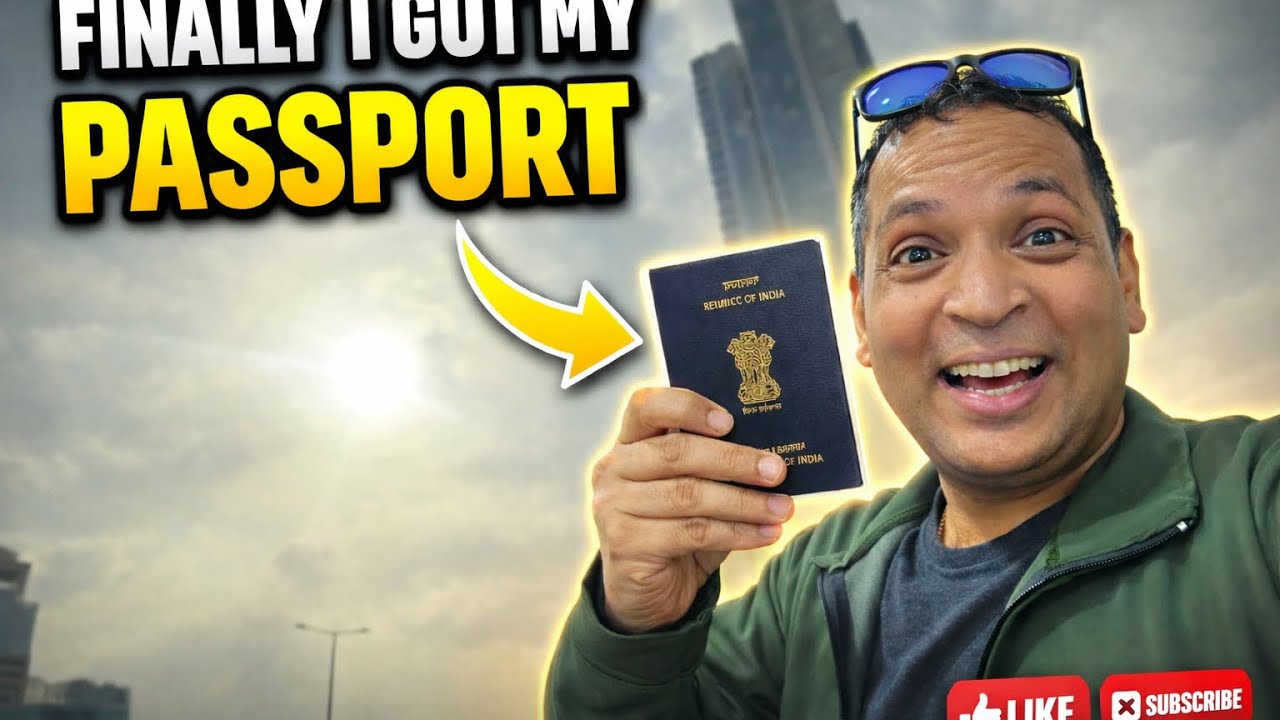 Finally Got My Passport! 😱|| Finally Passport Mil Gaya || Anoop singh kunwar #saudiarabia #dammam 