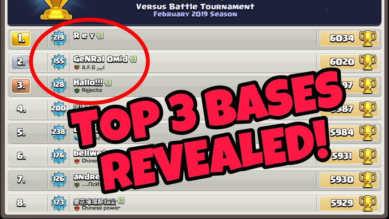 BEST BUILDER HALL 8 BASES (TOP 3 GLOBAL PLAYER BASES) Clash of Clans Builder Hall 8 Base