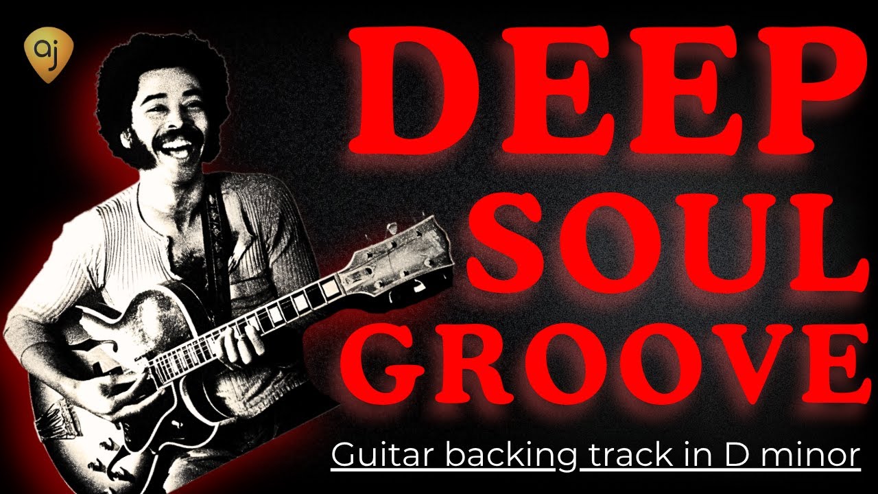 🎸 Late-Night Soul Jam -  Deep Soul  Groove | Guitar Backing Track in D Minor