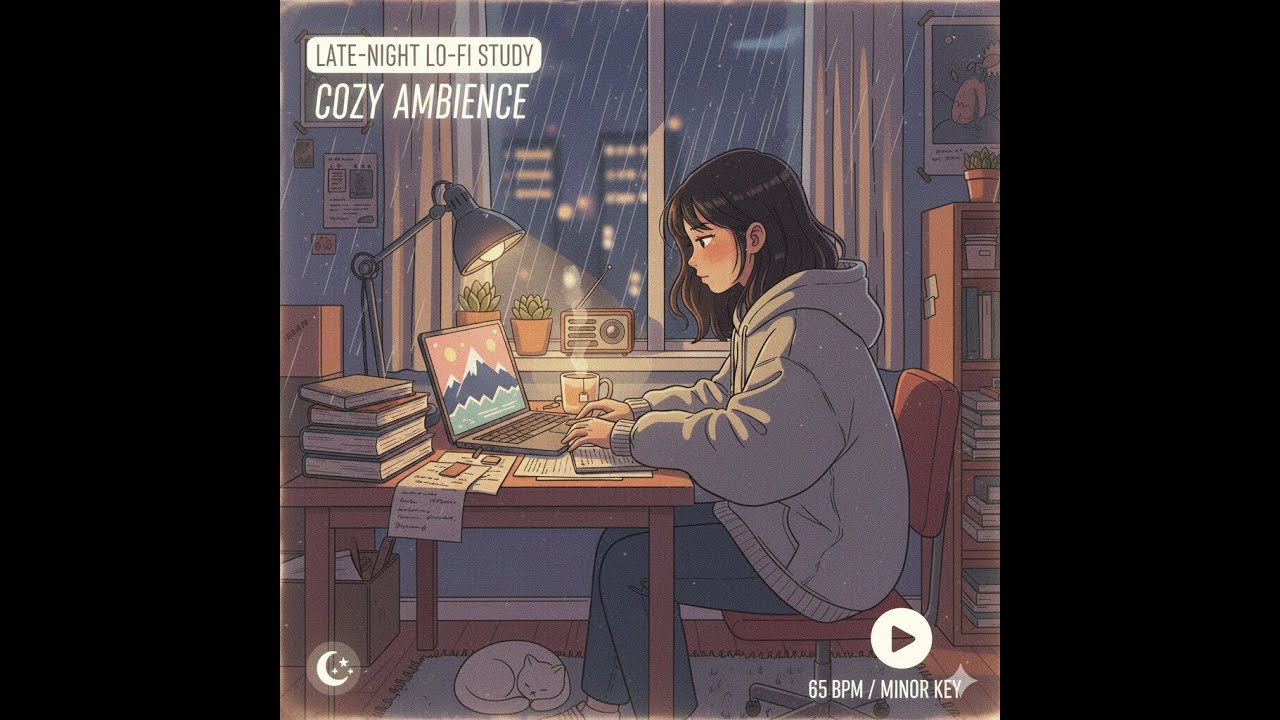 Experience a cozy and immersive lofi study designed to help you focus, relax, and stay productive.