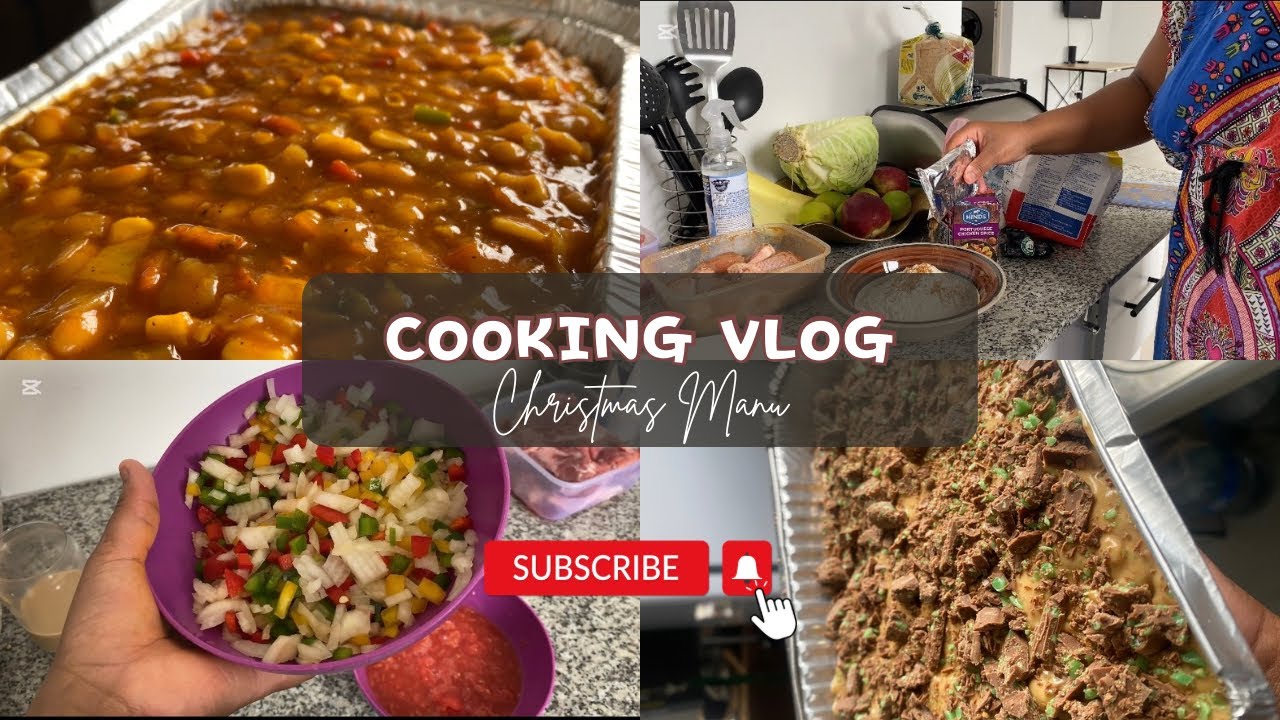 CHRISTMAS MORNING IN THE KITCHEN/COOK CHRISTMAS LUNCH WITH ME/SOUTH AFRICAN YOUTUBER