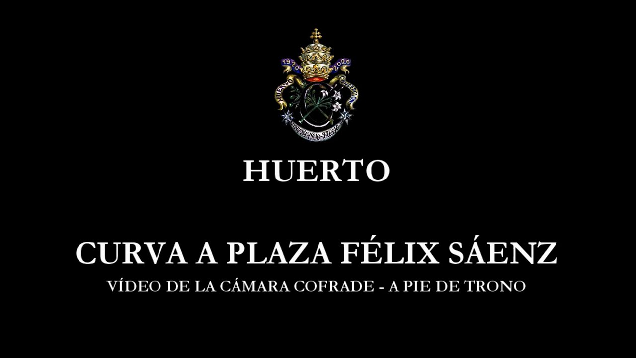 Señor del Huerto - Curva a plaza Félix Sáenz