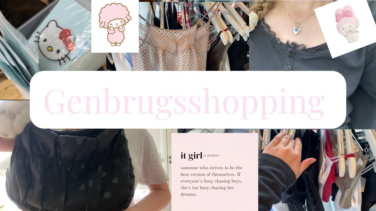 Genbrugsshopping - med mig (haul)🎀✨