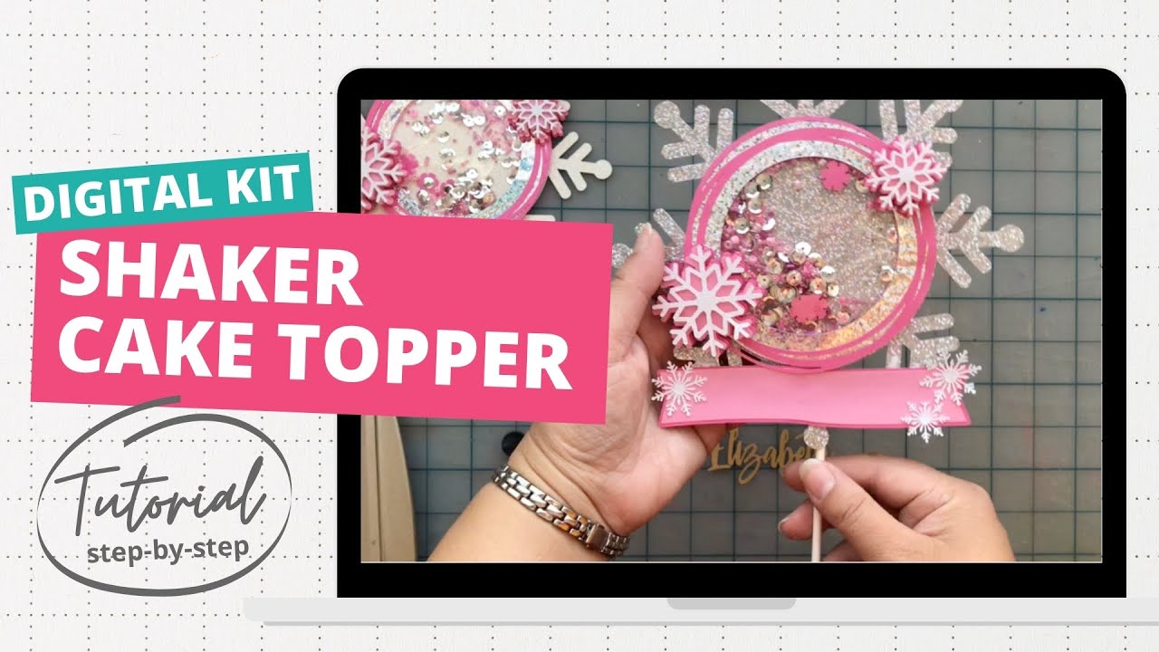 Shaker Cake Topper - tutorial