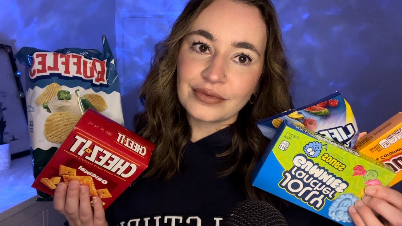 ASMR | Trying American Snacks 🍭🥨