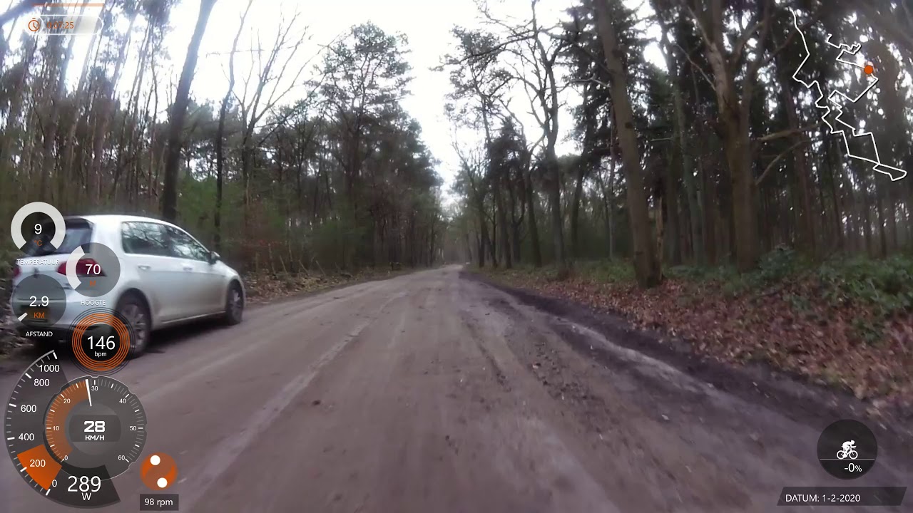 MTB Bergen op Zoom   Groene Route Januari 2020 4K