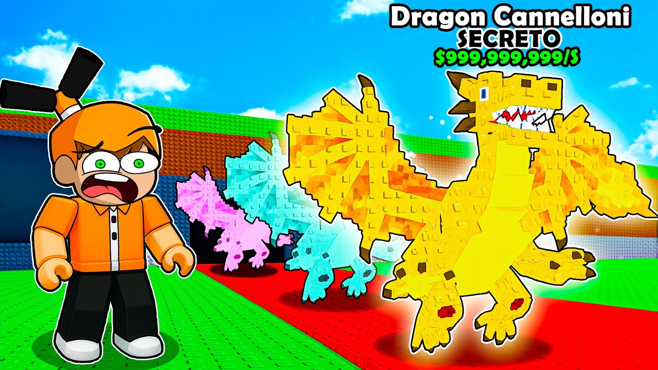 Conseguí el DRAGÓN CANNELLONI utilizando HACKS en ROBLOX...
