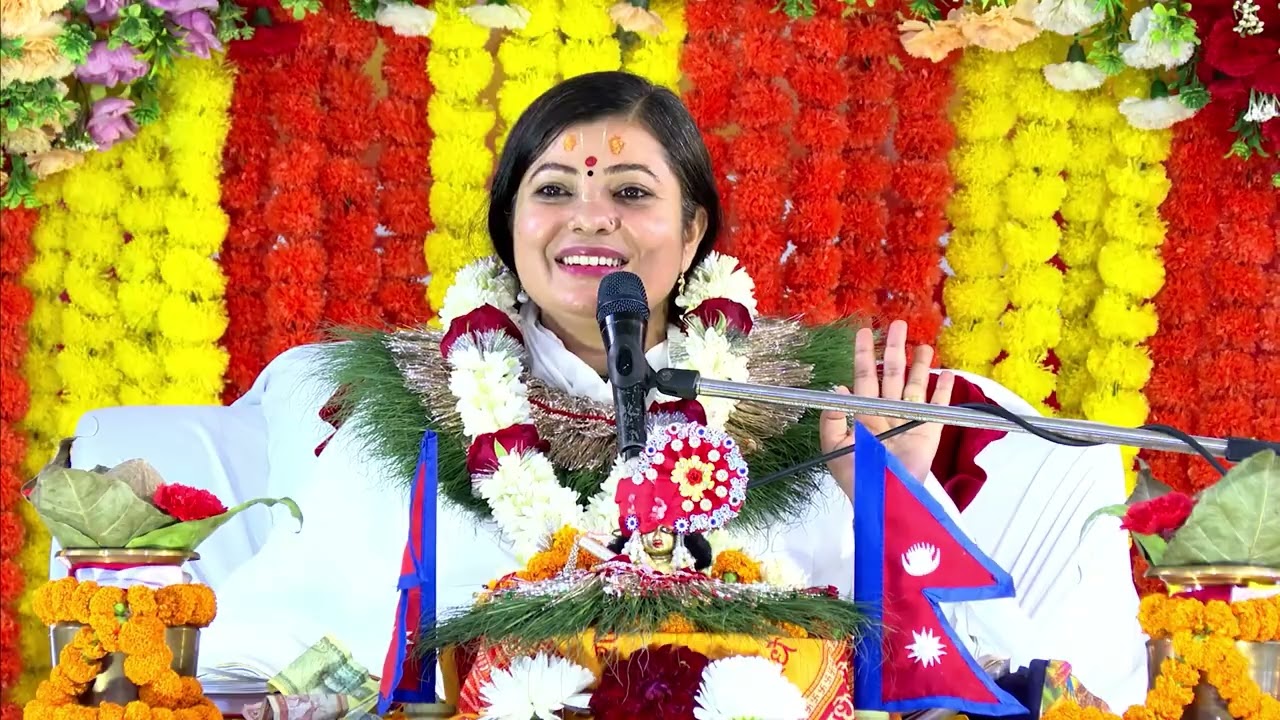 Radhika dasi || Shreemad bhagwat katha part 8|| Katha #manavsewafoundation #bhagwatkatha 
