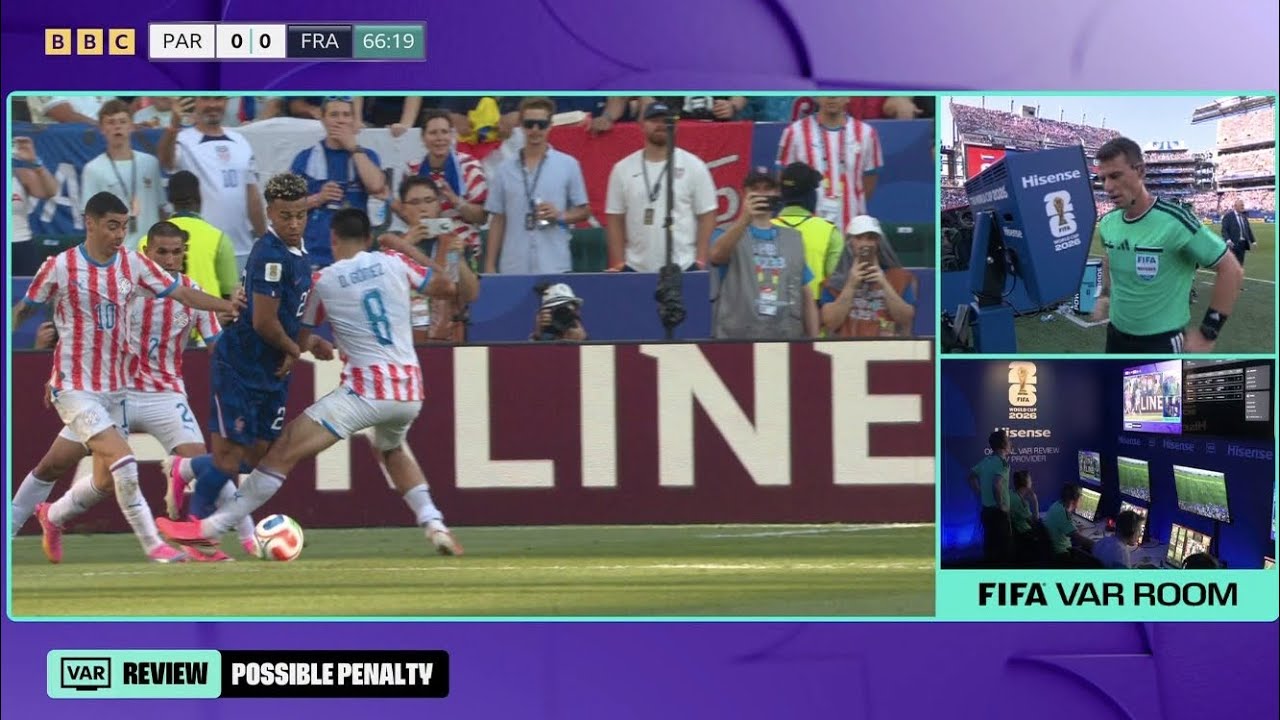 France vs Paraguay VAR Penalty Moment 😱 | FIFA World Cup 2026 Full Highlights