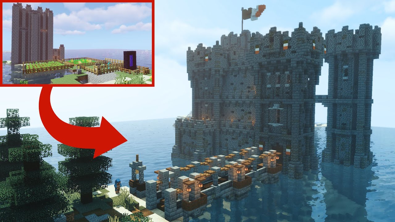 Transforming Jacksepticeye's Minecraft Base