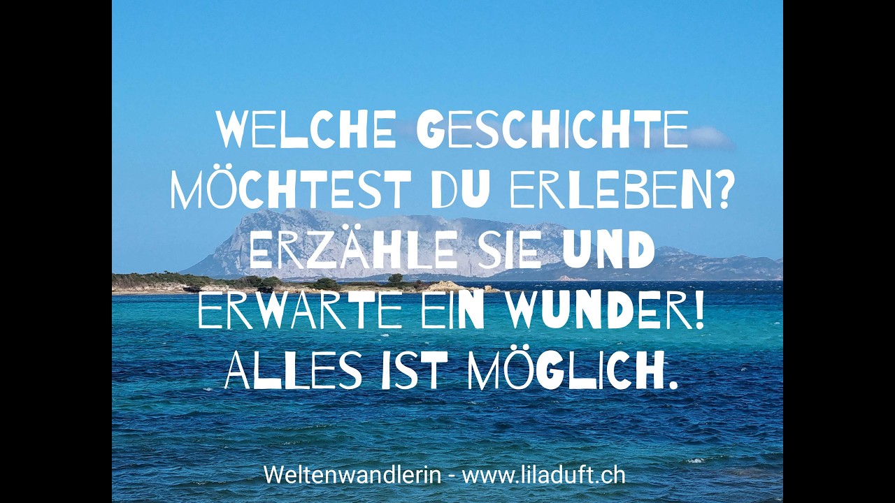 Wunder sind immer möglich, sie sind eine Entscheidung.
