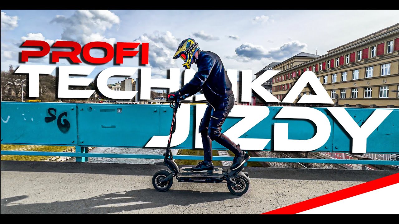 PROFI technika jízdy na elektrokoloběžce | Jak správně jezdit a nebýt za amatéra?