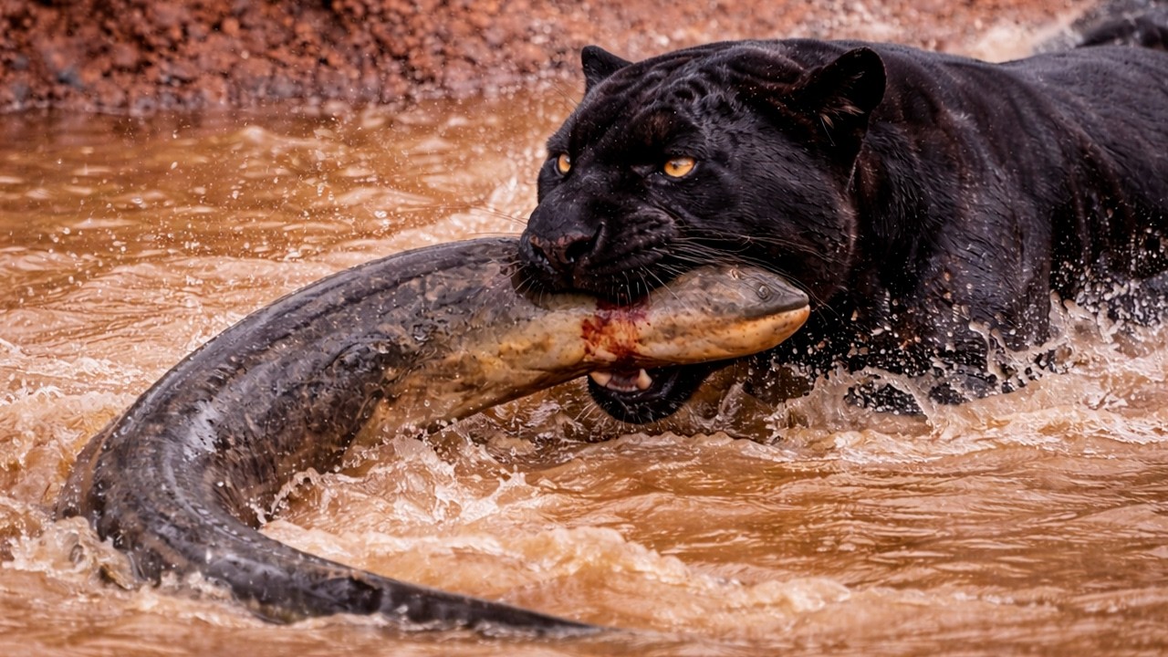 ONÇA PRETA ATACA a MORTE SEM SABER!  E Veja No Que Deu Na AMAZÔNIA SELVAGEM, DOCUMENTÁRIO