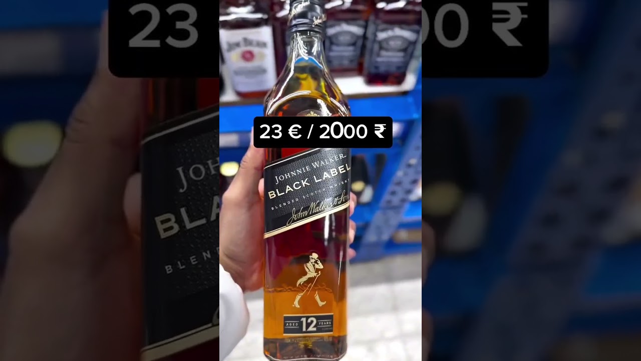 Alcohol Price Comparison: Germany vs India | Don't forget to like, comment, and subscribe #drinkers