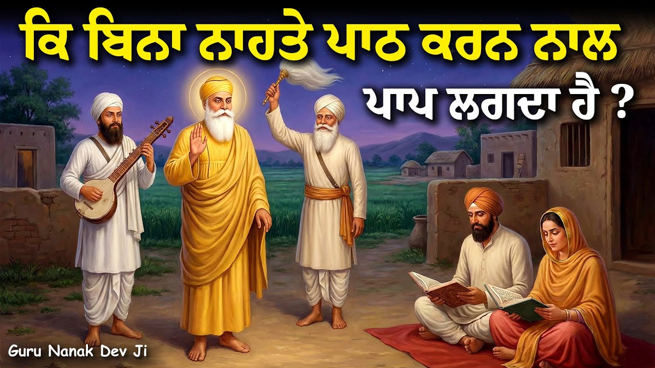 ਬਿਨਾ ਨਾਹਤੇ ਪਾਠ ਕਰਨ ਨਾਲ ਪਾਪ ਲਗਦੈ ? | Guru Nanak Dev Ji Sakhi | United Khalsa | Remix Katha