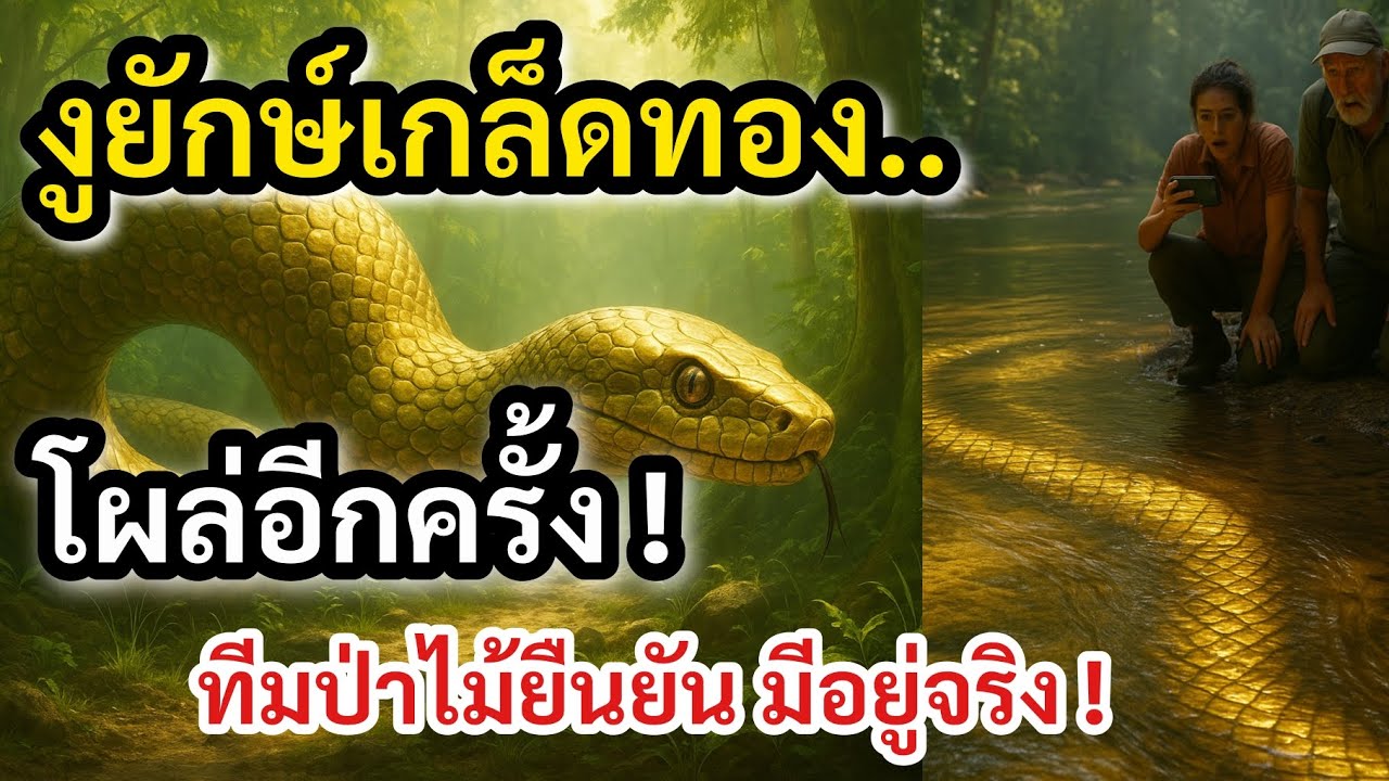 สัตว์โบราณยังมีชีวิตอยู่! งูยักษ์ภูวัวอาจเป็นหลักฐานสำคัญ…วันนี้ปรากฏ! หลังหายไป 30 ปี