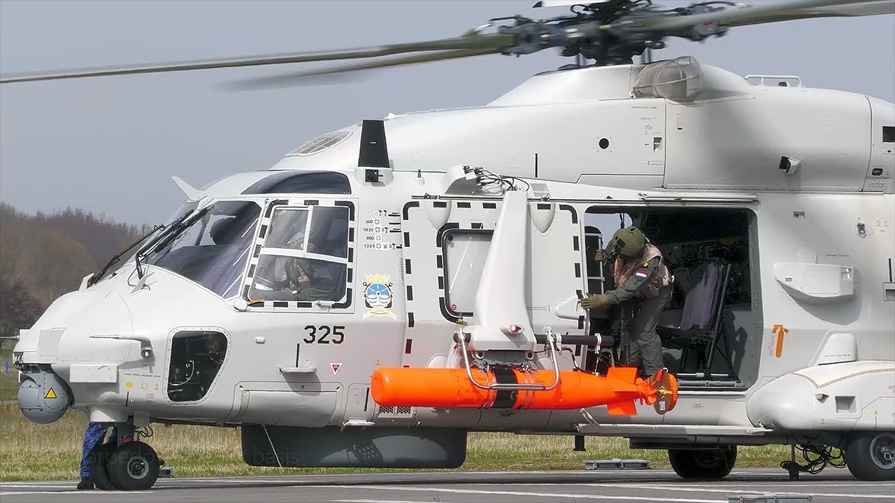 [4K] RNLAF NH90 Helicopter; TORPEDO!!