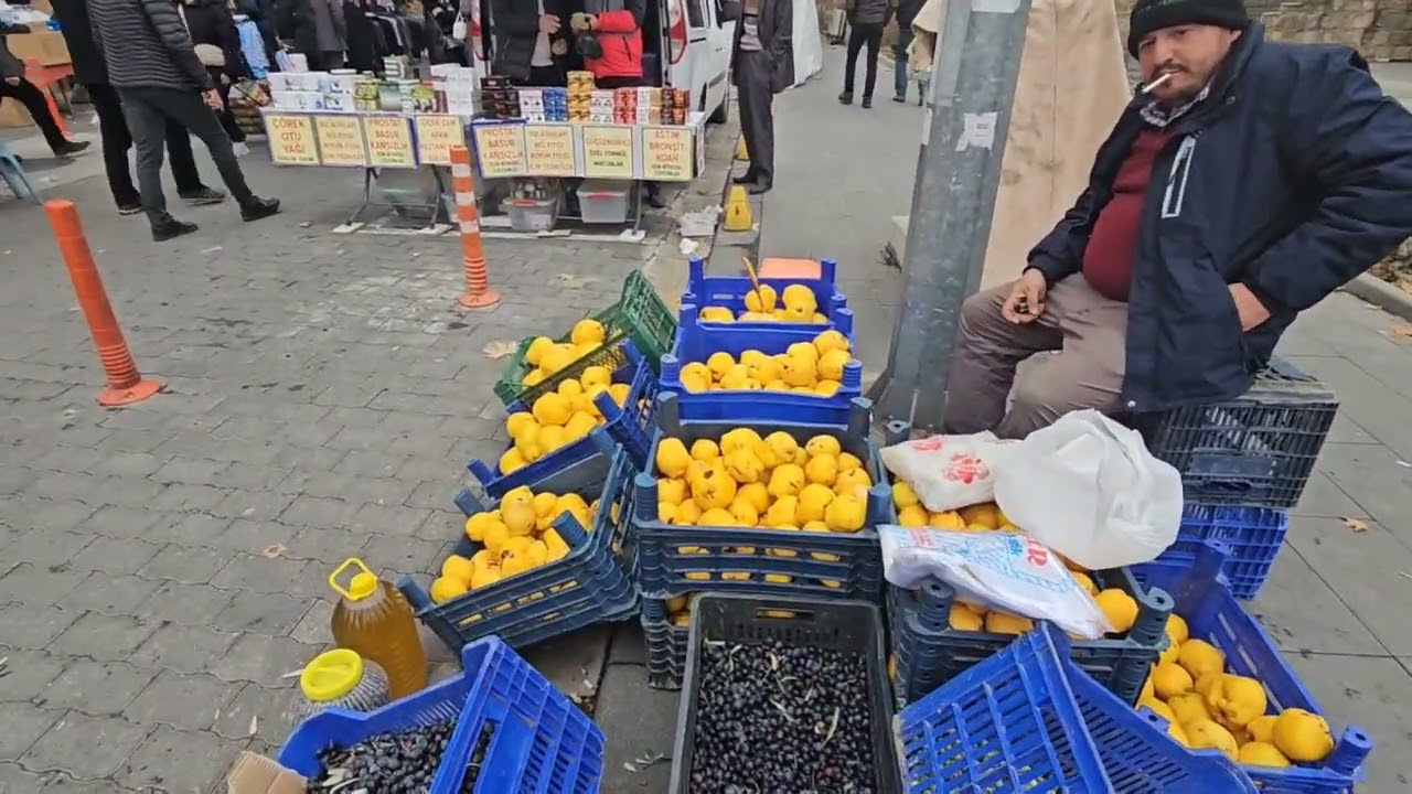 KÜTAHYA SİMAV ÇARŞAMBA PAZARINDAN GÖRÜNTÜLER 27-11-2024