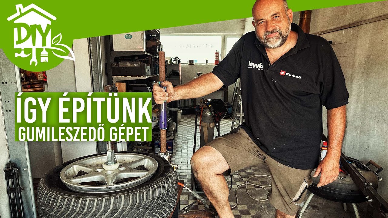 Így építettünk gumileszedő gépet otthon – Vajon működik? | Green Cottage DIY