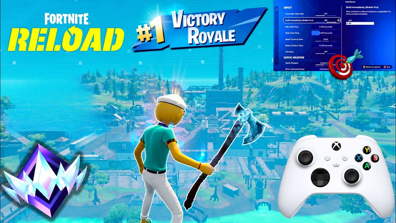 NEW BEST Controller SETTINGS + Sensitivity in Fortnite Chapter 7 (XBOX/PS4/PS5/PC)