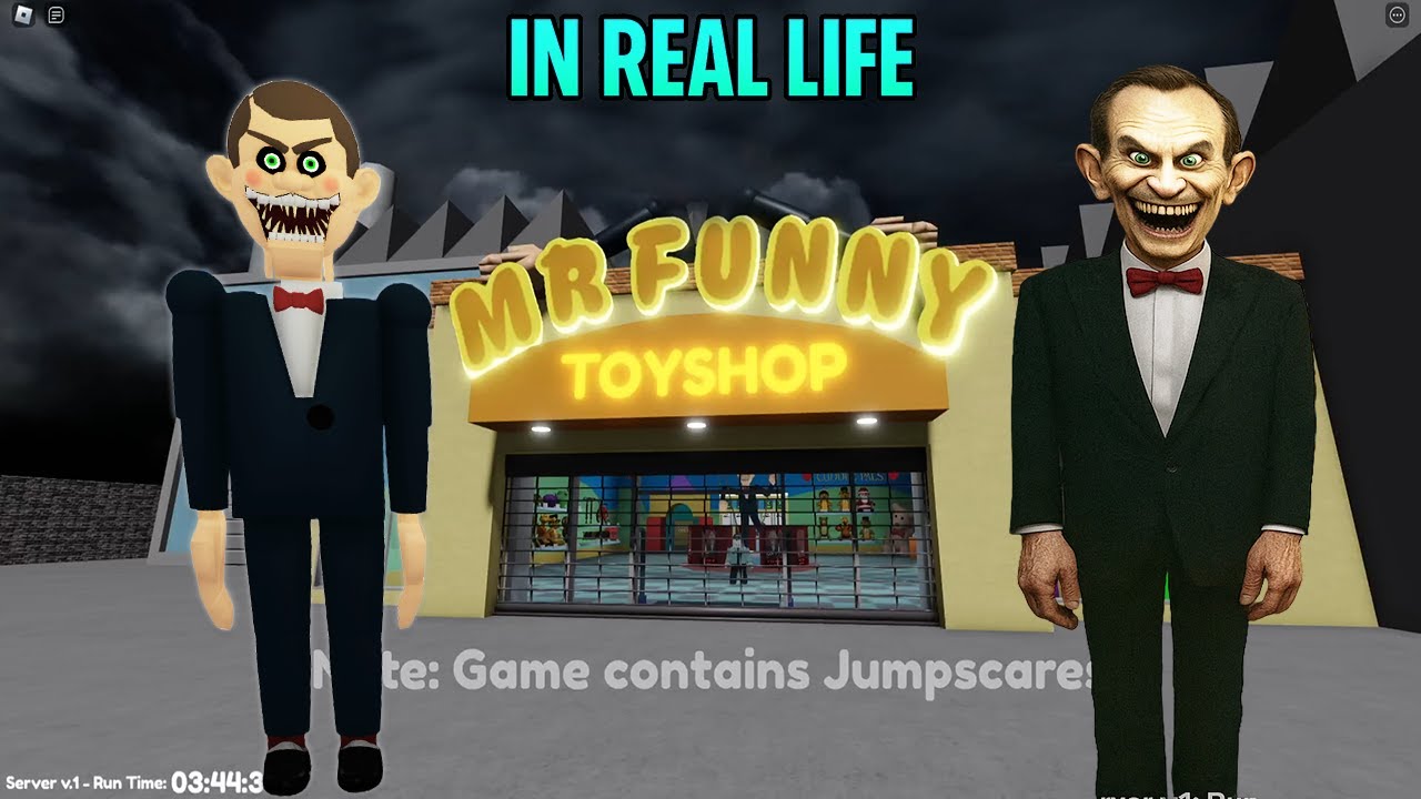 Escapa de la Juguetería del Sr Funny EN LA VIDA REAL - Nueva actualización Roblox Todos los jefes