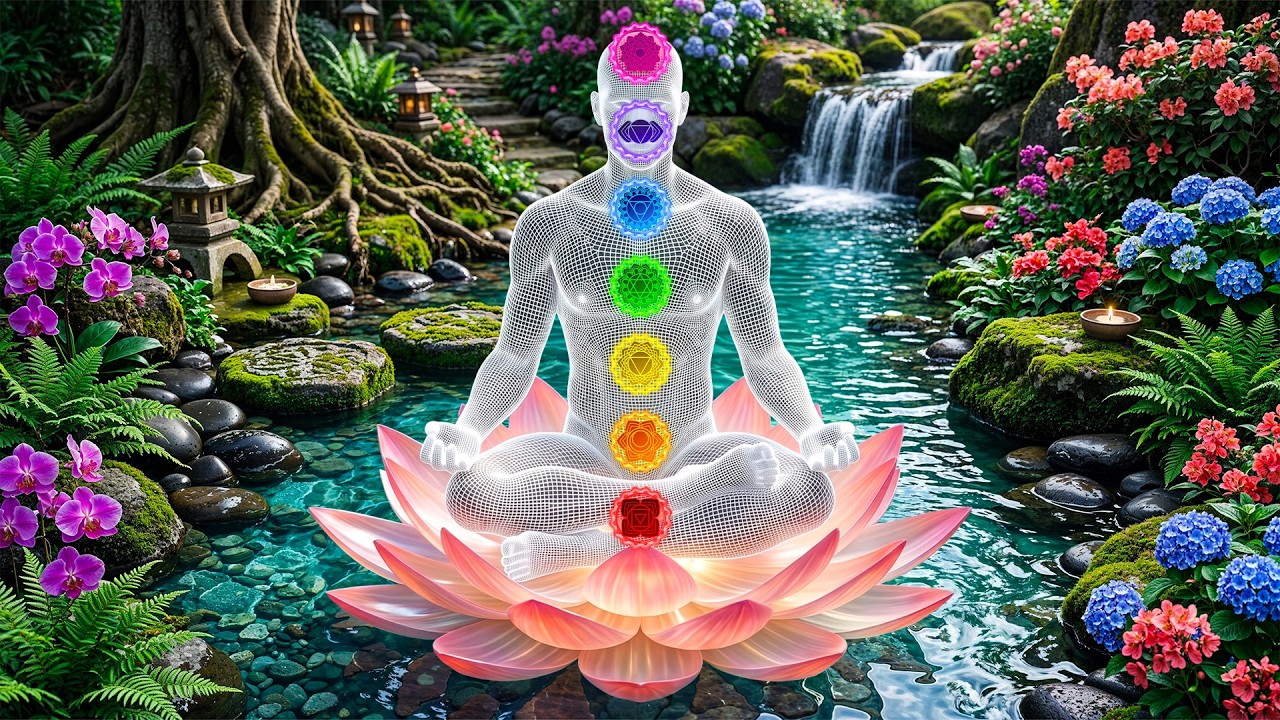 Powerful Chakra Healing Sounds &bull; Eliminate Stress & Anxiety &bull; Brain Massage While You Sleep