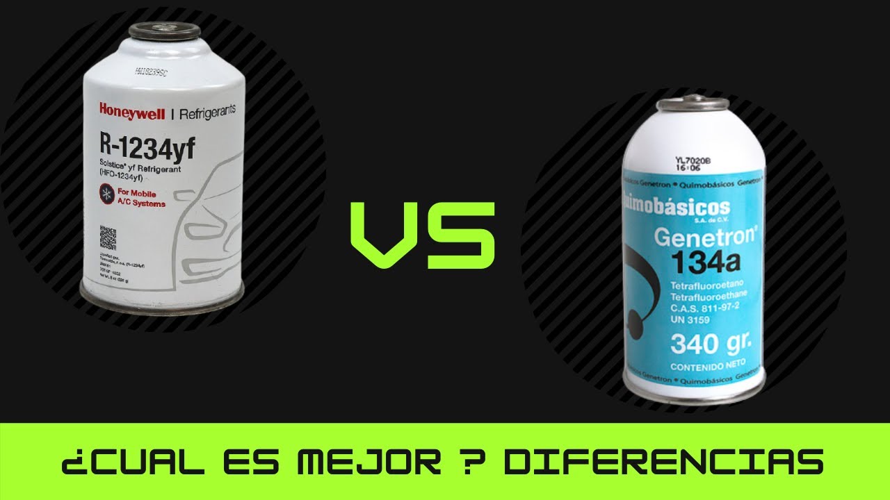 Comparación R134a vs R1234YF. Análisis de ambos