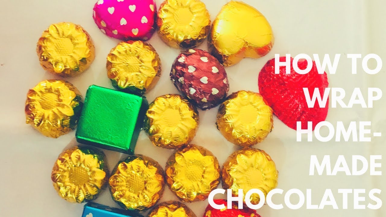 How to wrap homemade chocolates
