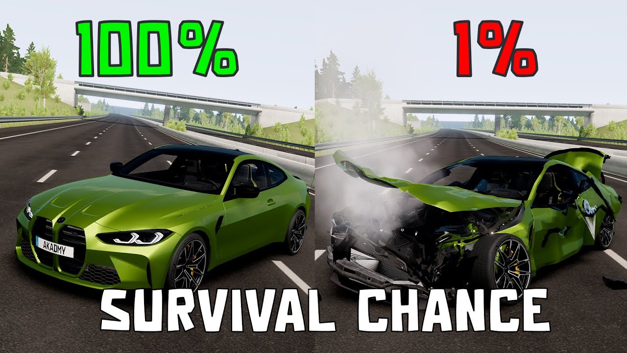 Realistic Survival Chance Crashes #7 | BeamNG.drive