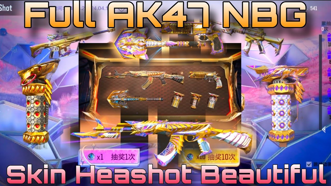 CF Mobile | Quay Full Set AK47 NBG Skin Heashot,Full 1 bóng,nạp game,bán acc,xác minh...