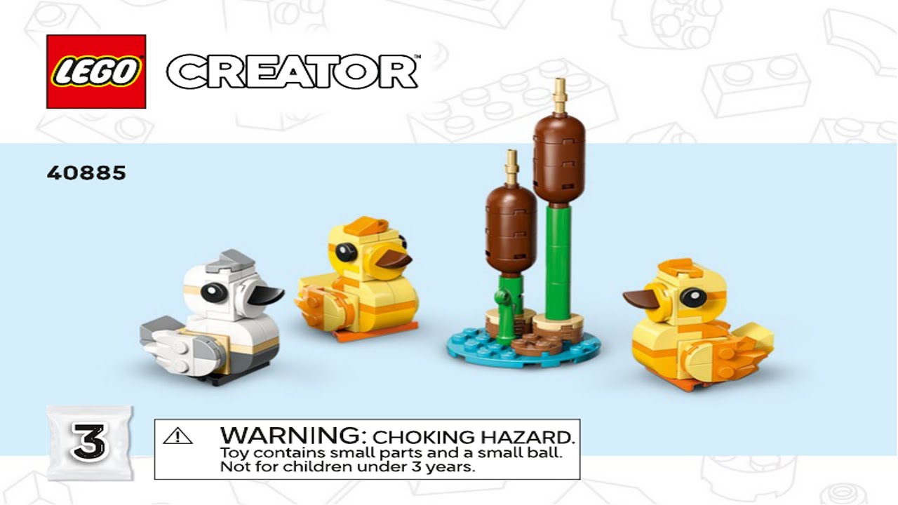 LEGO Instructions - Creator - 40885 - Duck Family - Promotional (Book 2)