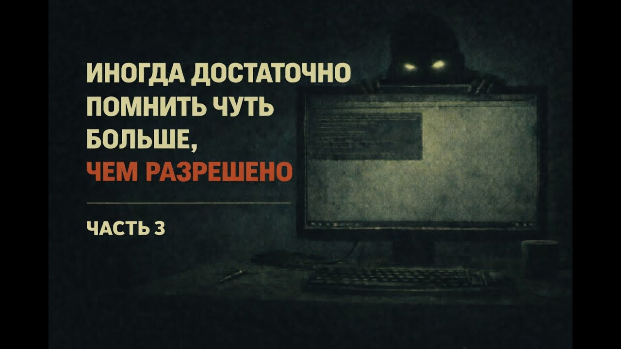 ИНОГДА ДОСТАТОЧНО ПОМНИТЬ ЧУТЬ БОЛЬШЕ, ЧЕМ РАЗРЕШЕНО 3