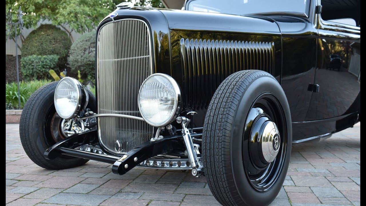 1932 Ford Tudor Traditional Style Hot-Rod Ford Powered (Sold)