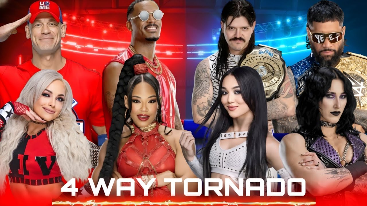 WWE 2K25 - Четырехсторонний командный матч 