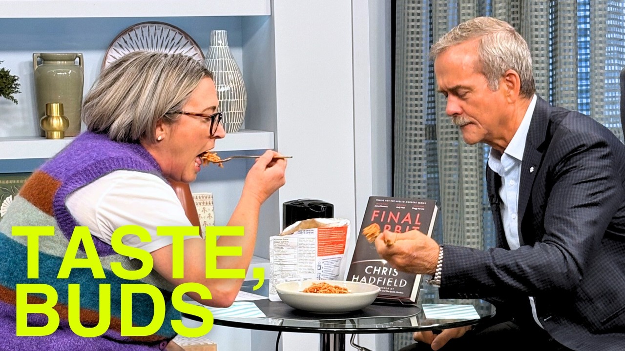 Eating Freeze-Dried Spaghetti with Chris Hadfield | Taste, Buds