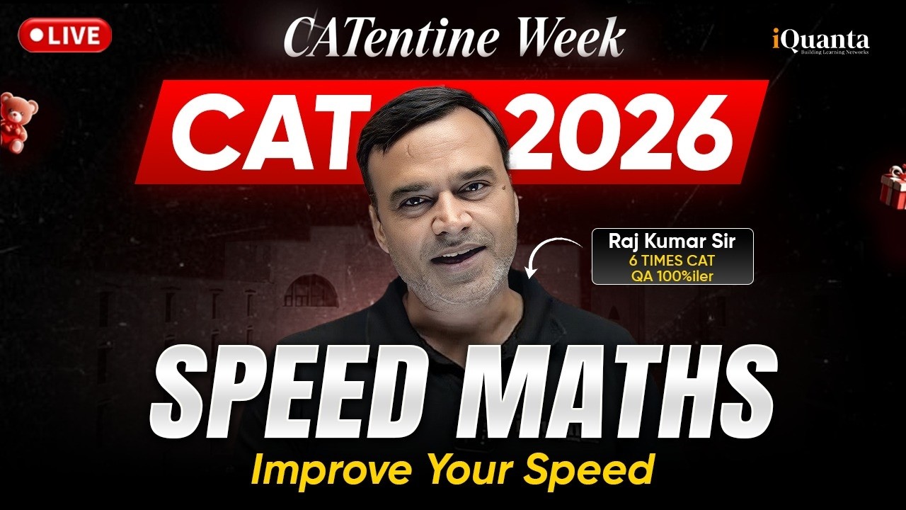 CAT Preparation for Beginners 2026 | Speed Maths Basics | Quants | iQuanta