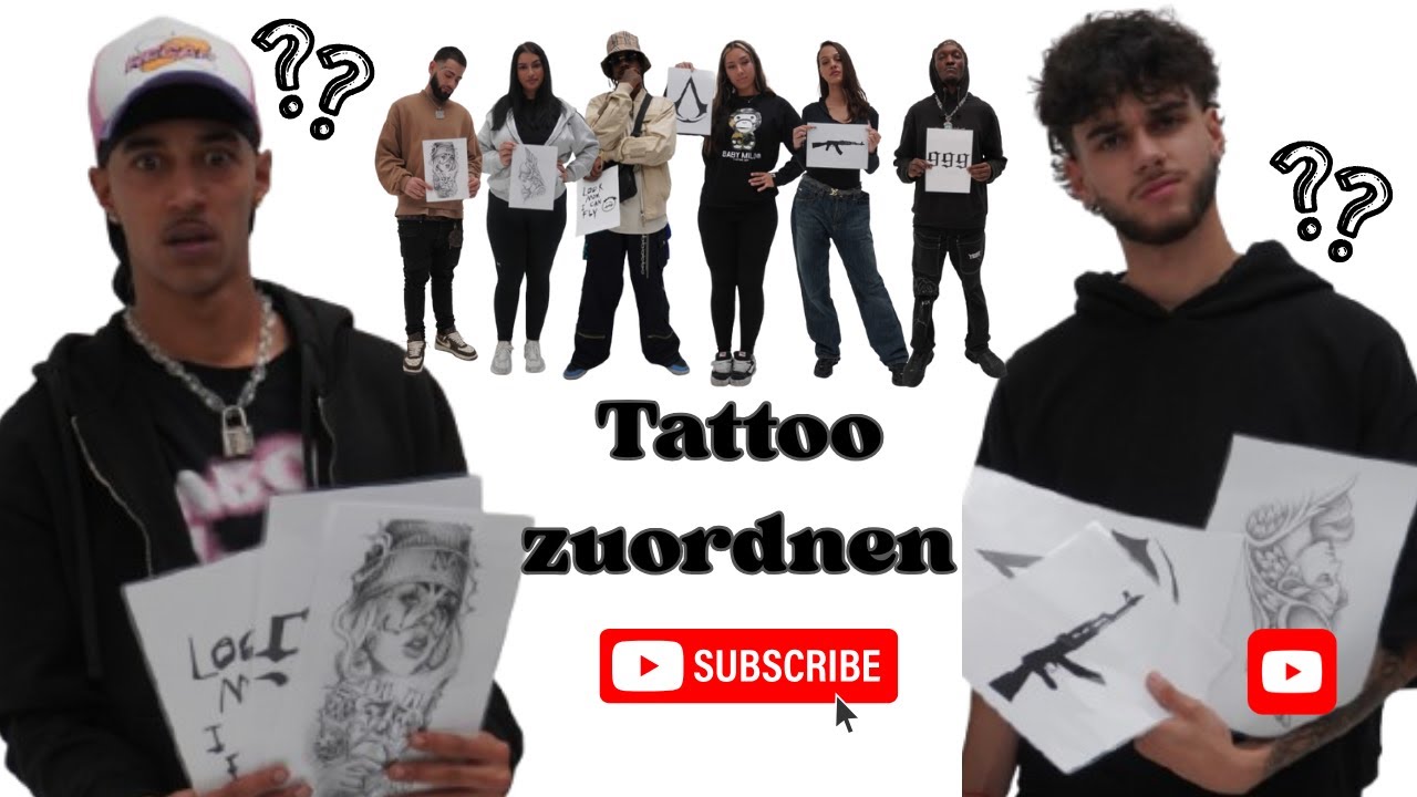 Tattoo-Raten mit doit4anty & ej_realest - Wer hat welches Motiv ?